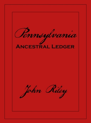 Pennsylvania Ancestral Ledger Cover Sample