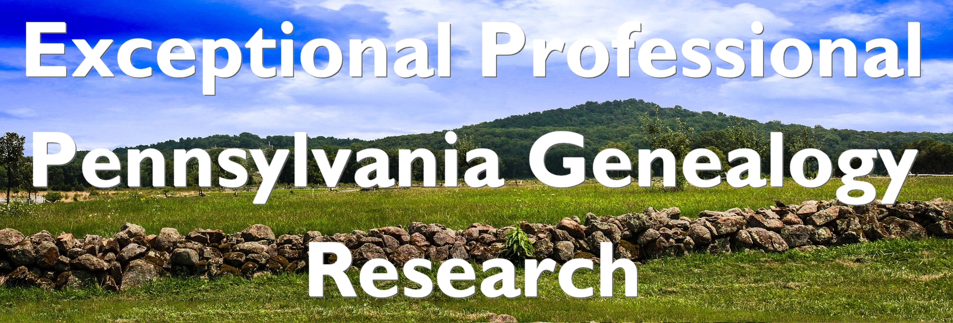 Professional Pennsylvania Genealogy Research